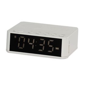 Goldmaster Waker Beyaz Bluetooth Radyolu Alarm Saat