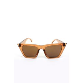 Goldmine Retro Kare Cat Eye Uv400 Bal Rengi Güneş Gözlüğü