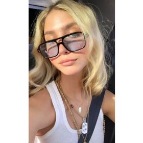 Goldmine Unisex Glamour Siyah Mavi Güneş Gözlüğü