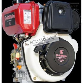 GoldMoto GM186FAE-B 10 HP Marşlı Krank Mili Kamalı Dizel Motor