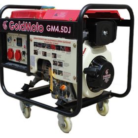GoldMoto GM4.5DJ 4.5 KVA Monofaze Marşlı Dizel Jeneratör