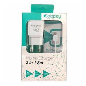 Goldplay 5 Volt 3.0 Amper Hızlı Micro USB Ev Şarj ve Data Kablosu