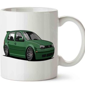 Golf Mk4 Yeşil Baskılı Kupa