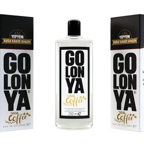 Golonya Coffee 80 Derece Kuru Kahve Cam Şişe 250 ml Kolonya