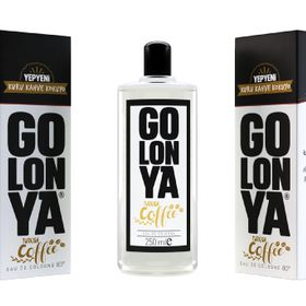 Golonya Coffee 80 Derece Kuru Kahve Cam Şişe 250 ml Kolonya