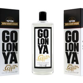 Golonya Coffee 80 Derece Kuru Kahve Cam Şişe 250 ml Kolonya