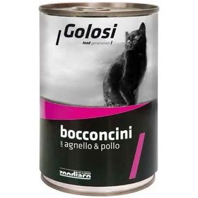 Golosi Kuzu Tavuklu 400x12 gr Kedi Konservesi