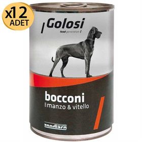 Golosi Sığır Dana Etli 400x12 gr Köpek Konservesi