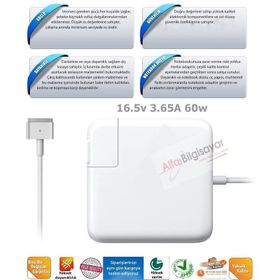 Gomax Apple Macbook 20V 4.25A Magsafe 2 Uyumlu Notebook Adaptör