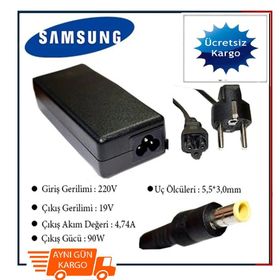 Gomax Samsung NP350V5C-S09TR NP350V5C-S0JTR Uyumlu Adaptör