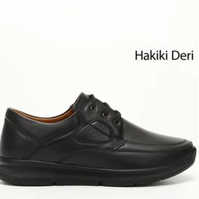 Gön 42131 Siyah Bağcıklı Erkek Günlük Ayakkabı