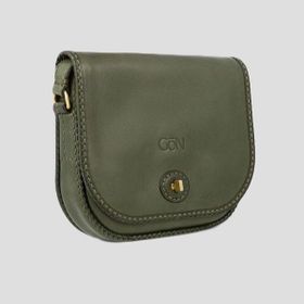 Gön Handmade 20026 Yeşil Tol Deri Çanta