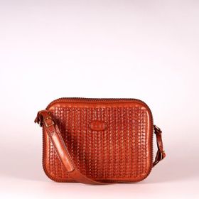 Gön Handmade 20187 Taba Tosu Deri Postacı Çanta