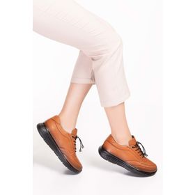 Gondol ES.110-Taba İçi Dışı Hakiki Deri Faylon Taban Hafif Spor Ayakkabı