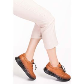 Gondol ES.110-Taba İçi Dışı Hakiki Deri Faylon Taban Hafif Spor Ayakkabı