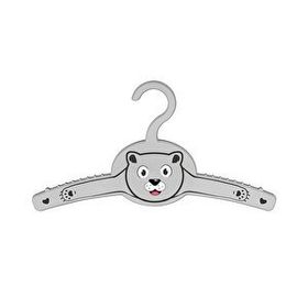 Gondol Funny Bear 4'lü Gri Giysi Askısı