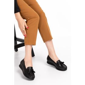 Gondol PYT.1200-Taba Hakiki Deri Günlük Rahat Loafer Ayakkabı