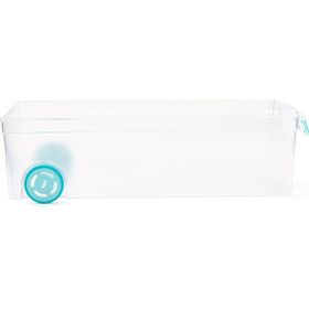 Gondol Roll In 16x31 cm Şeffaf Tekerlekli Buzdolabı Düzenleyici