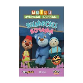 Gong Yayıncılık Mutlu Oyuncak Dükkanı Bilmeceli Boyama Kitabı
