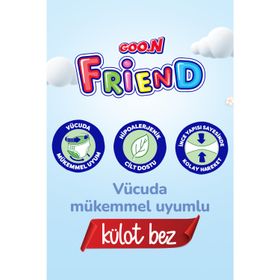 Goo.N Friend No:4 Maxi 90 Adet Külot Bebek Bezi