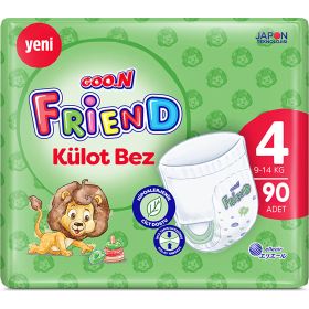 Goo.N Friend No:4 Maxi 90 Adet Külot Bebek Bezi
