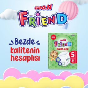 Goo.N Friend No:7 XXLarge 126 Adet Külot Bebek Bezi