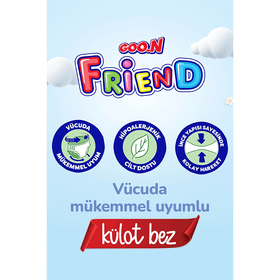 Goo.N Friend No:7 XXLarge 84 Adet Külot Bebek Bezi