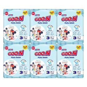Goo.N Mutlu Bebek No:3 Midi 216 Adet Bebek Bezi