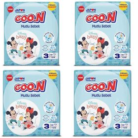 Goo.N Mutlu Bebek No:3 Midi 400 Adet Bebek Bezi