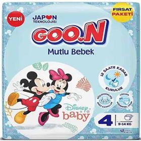Goo.N Mutlu Bebek No:4 Maxi 270 Adet Bebek Bezi