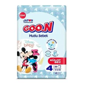 Goo.N Mutlu Bebek No:4 Maxi 30 Adet Külot Bebek Bezi