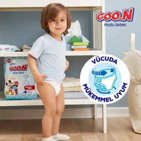 Goo.N Mutlu Bebek No:4 Maxi 30 Adet Külot Bebek Bezi