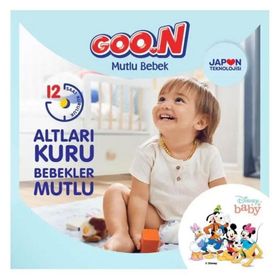 Goo.N Mutlu Bebek No:4 Maxi 300 Adet Bebek Bezi