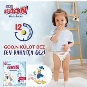 Goo.N Mutlu Bebek No:6 XLarge 80 Adet Külot Bebek Bezi