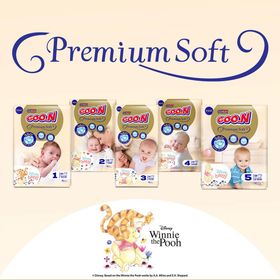 Goo.N Premium Soft 1 Beden Yenidoğan Bebek Bezi