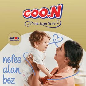 Goo.N Premium Soft No:1 Yenidoğan 100 Adet Bebek Bezi