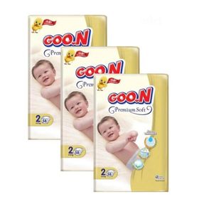 Goo.N Premium Soft No:2 Mini 174 Adet Bebek Bezi