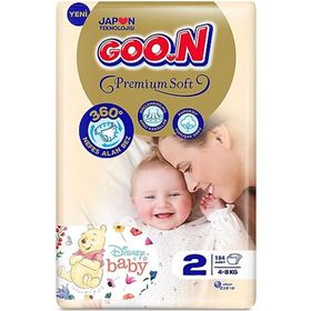 Goo.N Premium Soft No:2 Mini 184 Adet Bebek Bezi
