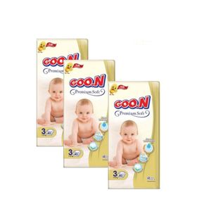 Goo.N Premium Soft No:3 Midi 120 Adet Bebek Bezi
