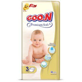 Goo.N Premium Soft No:3 Midi Bebek Bezi