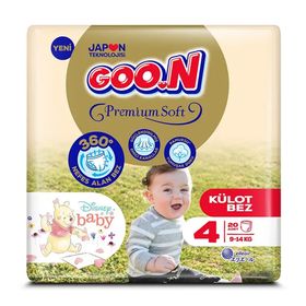 Goo.N Premium Soft No:4 20 Adet Külot Bebek Bezi