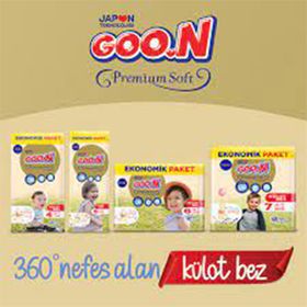 Goo.N Premium Soft No:4 Maxi 120 Adet Külot Bebek Bezi