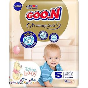 Goo.N Premium Soft No:5 Junior 112 Adet Bebek Bezi