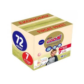 Goo.N Premium Soft No:7 XXLarge 72 Adet Külot Bebek Bezi