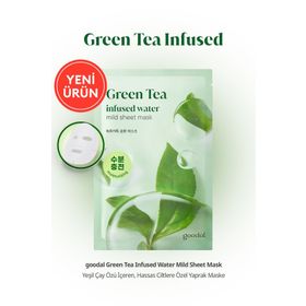 Goodal Mild Sheet Mask 20 gr Nemlendirici Yeşil Çay Maskesi