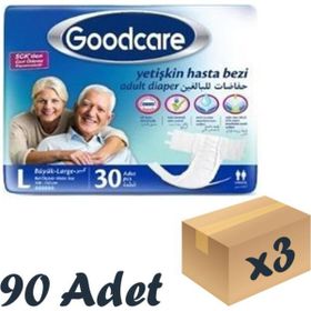 Goodcare Bel Bantlı Large 3x30 Adet Yetişkin Hasta Bezi