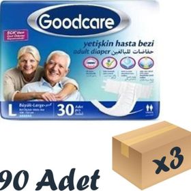 Goodcare Bel Bantlı Large 3x30 Adet Yetişkin Hasta Bezi