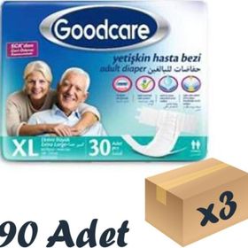 Goodcare Bel Bantlı Yetişkin XLarge 3x30 Adet Yetişkin Hasta Bezi
