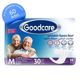 Goodcare Medium 2x30 Adet Belbantlı Hasta Bezi