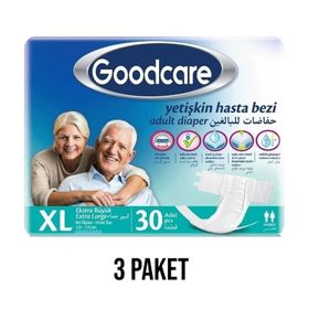 Goodcare XL 3x30'lu Belbantlı Yetişkin Hasta Bezi